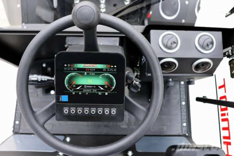 Ekran w kierownicy ładowarki Schmidt
