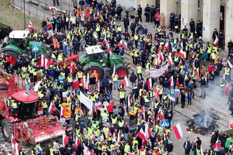Protesty rolników we Wrocławiu